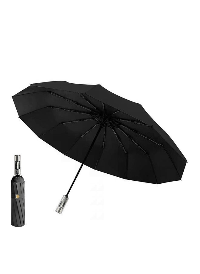 Beauenty 24-Bone Automatic Umbrella with UV50+ for Sunny or Stormy Days，Perfect for Long Walks or Unexpected Rainstorms on your Commute  - Image 1