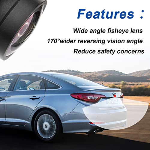 Dngbymx Backup Camera Rear View Camera Compatible with Hyundai Sonata 2015 2016 2017 Parking Park Assist Camera Replaces # 95760-E6201 - Image 3