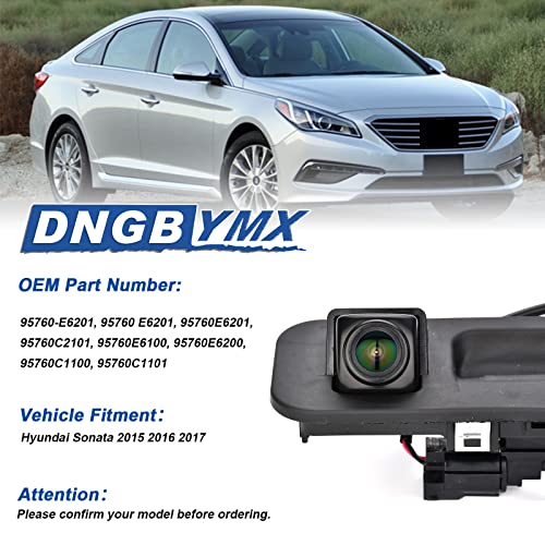 Dngbymx Backup Camera Rear View Camera Compatible with Hyundai Sonata 2015 2016 2017 Parking Park Assist Camera Replaces # 95760-E6201 - Image 2