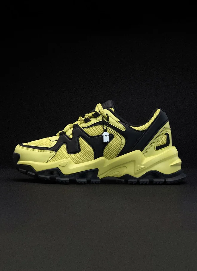 The Souled Store  The Souled Store Men - Fumes NX Colourblocked Yellow Low Top Sneakers  | Best Price UAE