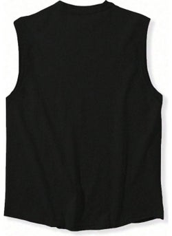 Cool Tarz Men's Crew Neck Skirt and Sleeveless Flowy Jersey T-Shirt  - Image 2