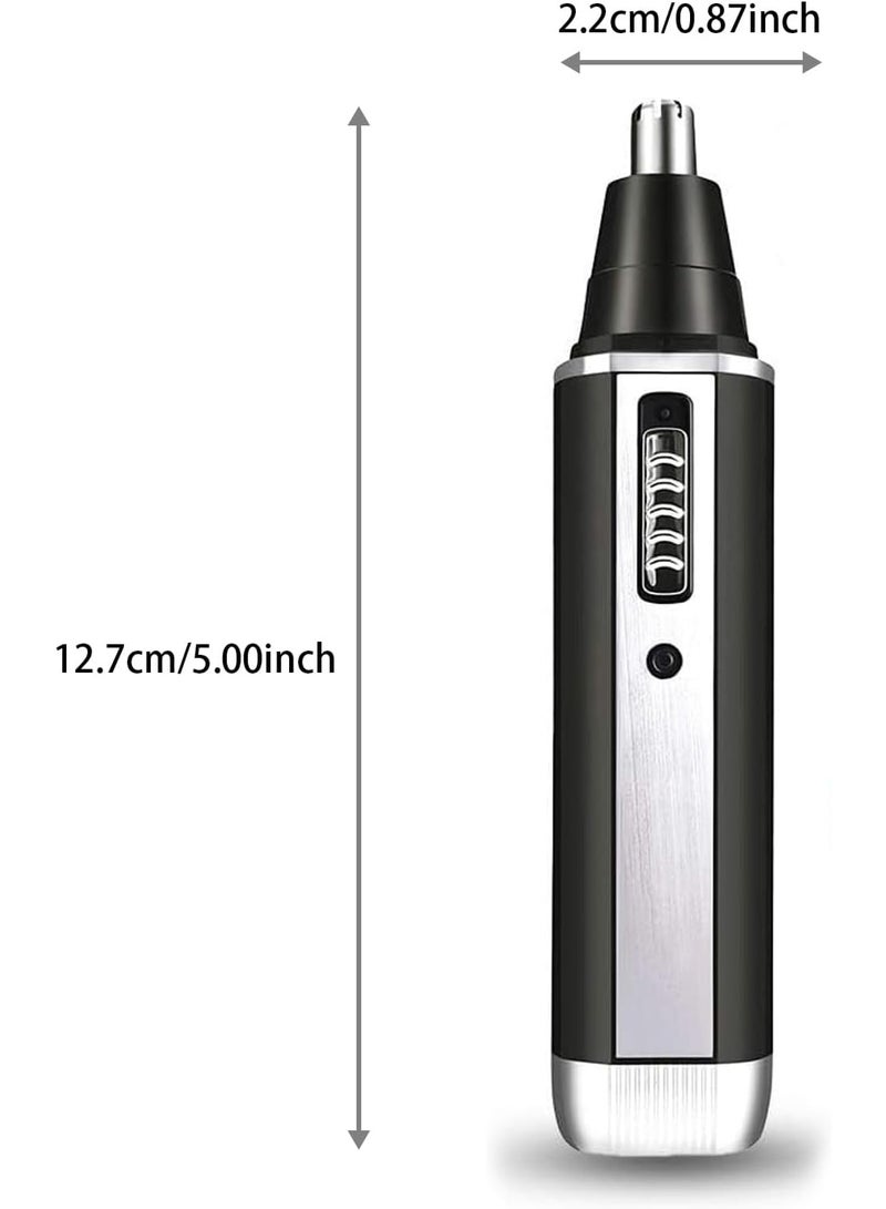 ماكينة حلاقة شعر الأنف للنساء والرجال، 4 في 1 لإزالة شعر الوجه، ماكينة حلاقة احترافية للحواجب وشعر الوجه، ماكينة حلاقة محمولة قابلة لإعادة الشحن ومقاومة للماء للأنف والأذن والحواجب - Image 2