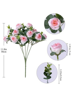 Artificial Rose Flowers, Elegant Artificial Flowers Bouquet, Real Looking Silk Roses With Stems For Diy Wedding Bouquets Centerpieces Party Home Decorations And Outdoors, (Pink Color) - pzsku/Z5F323F1196976DD21B3DZ/45/_/1705326429/377cc473-4f24-4b7c-bc7b-79604fa5f5f7