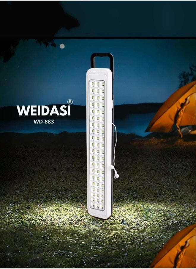 WEIDASI 60Led Portable Outdoor And Indoor Energy Saving Rechargeable Light Design Rechargeable 60Led Emergency Light (3200MAH)  - Image 1