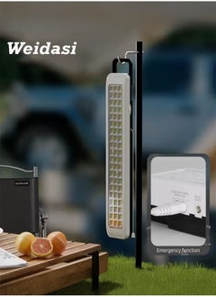 ويداسي تصميم إضاءة طوارئ قابلة لإعادة الشحن مكونة من 60 مصباح LED محمول موفر للطاقة للاستخدام الداخلي والخارجي ((3200 مللي أمبير في الساعة))  - Image 2