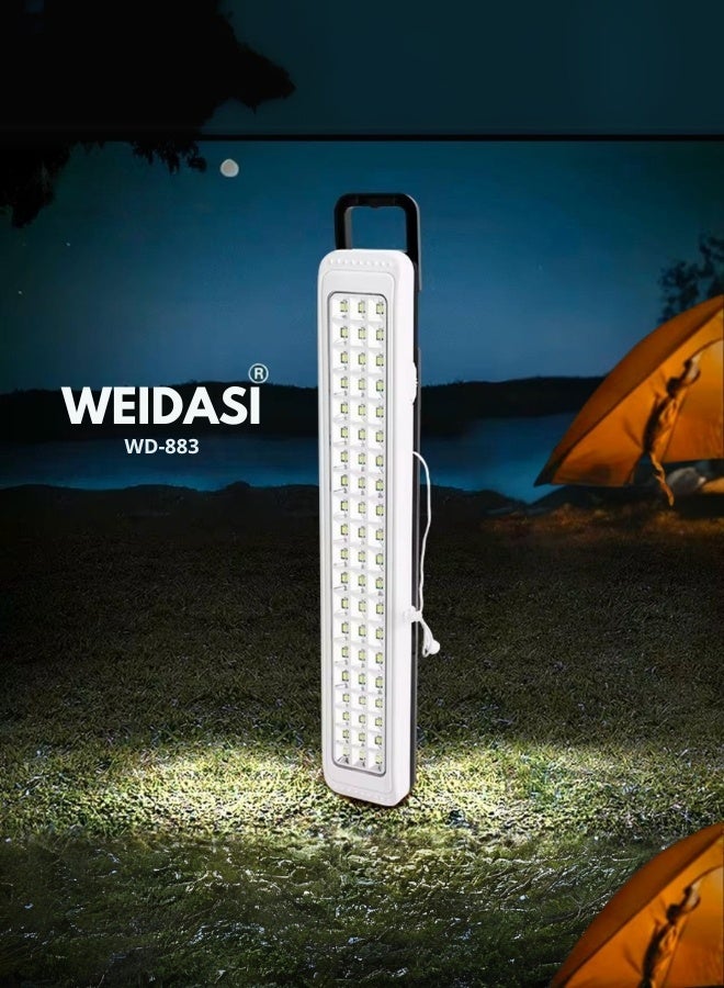 WEIDASI 60 Led Lights Portable Outdoor And Indoor Energy Saving Rechargeable Light Design Rechargeable 60Led Emergency Light (3200MAH)