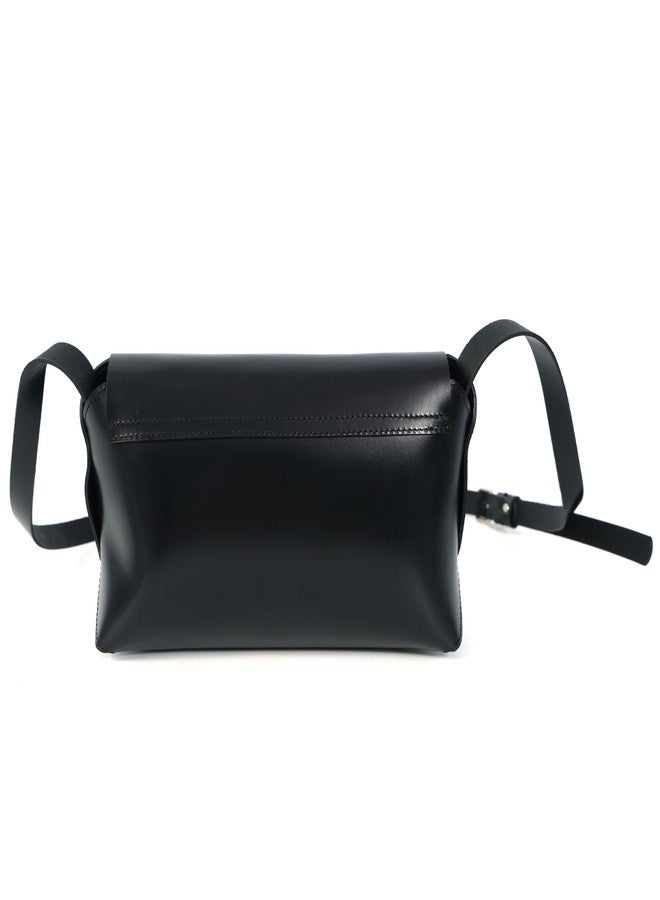 Celtic Unisex Genuine Leather Sling Bag with Ring-Flap Design - Image 4
