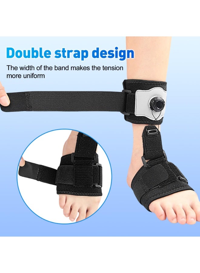 غنافوتو دعم القدم ، دعم الكاحل ، دعم AFO قابل للتعديل ، دعم الكاحل في الليل أثناء النهار للوصول إلى القدم اليسرى ، وتحسين نمط المشي ، ومنع السقوط والإصابات - Image 3