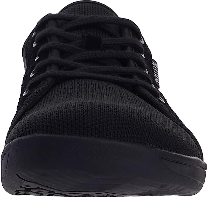 WHITIN WHITIN Men's Extra Wide Width Fashion Barefoot Sneakers Zero Drop Sole W81 Size 11W Minimus Weightlifting Minimalist Tennis Shoes Walking All Black 44 - Image 2