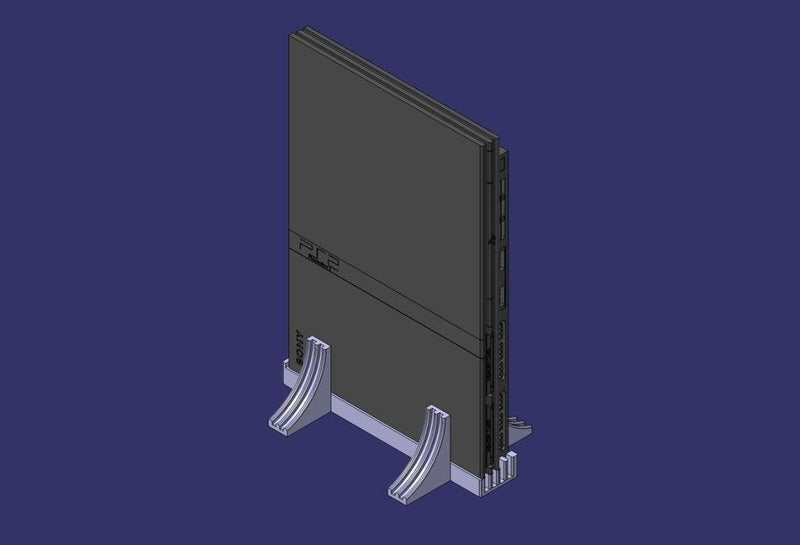 Ps2 Slim Vertical Stand Plastic Apparatus