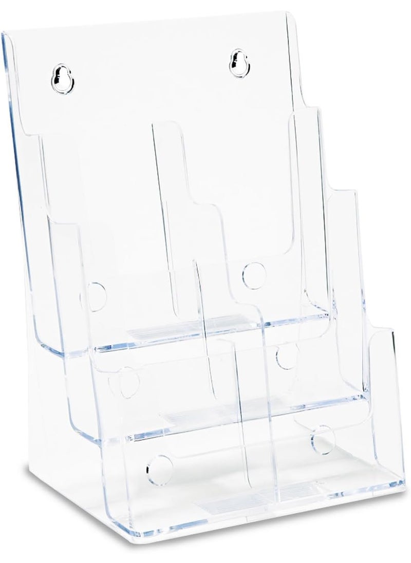 Deflecto Deflecto 77401 Threetier multipocket multicompartment docuholder 9wx712dx1334h clear  - Image 1