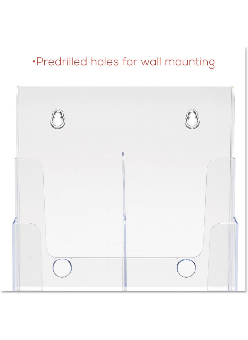 Deflecto Deflecto 77401 Threetier multipocket multicompartment docuholder 9wx712dx1334h clear  - Image 4