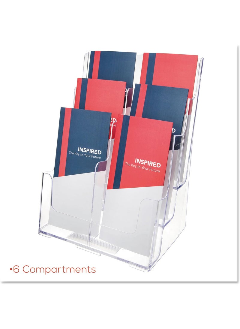 Deflecto Deflecto 77401 Threetier multipocket multicompartment docuholder 9wx712dx1334h clear  - Image 5