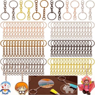 DIY Crafts 10x Keychain Chain Jump Ring Bright Silver D Hook Type Swivel Clasps Lobster Set Metal Lanyard Snap Lobster Claw Clasps Rings Jump Rings Screw Mindi for Bags Jewelry DIY Making - pzsku/Z5F3296118EA78A870005Z/45/1748264735/73717523-6bca-4b6e-9d3d-f7f7719fa573