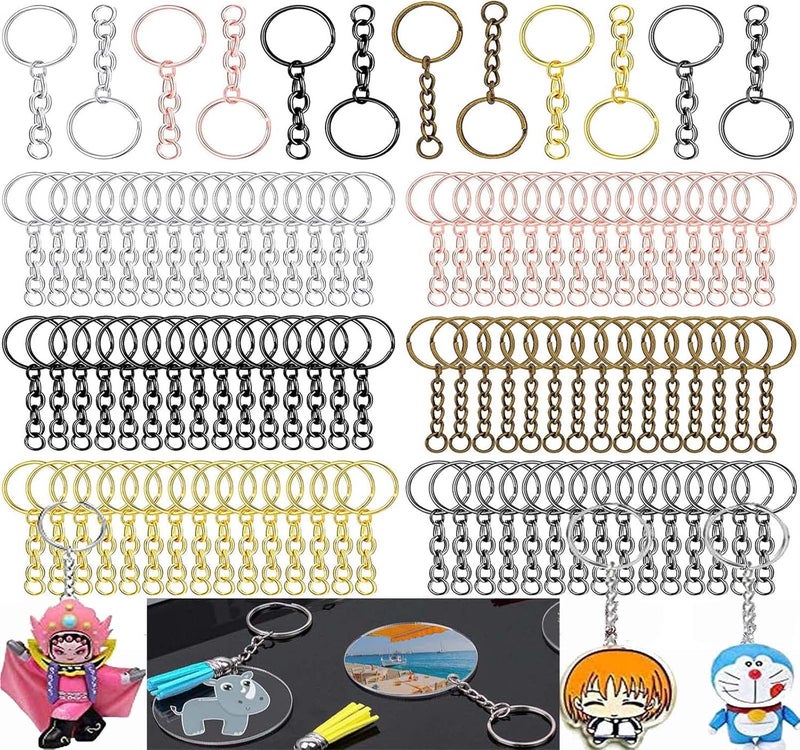 DIY Crafts 10x Keychain Chain Jump Ring Bright Silver D Hook Type Swivel Clasps Lobster Set Metal Lanyard Snap Lobster Claw Clasps Rings Jump Rings Screw Mindi for Bags Jewelry DIY Making