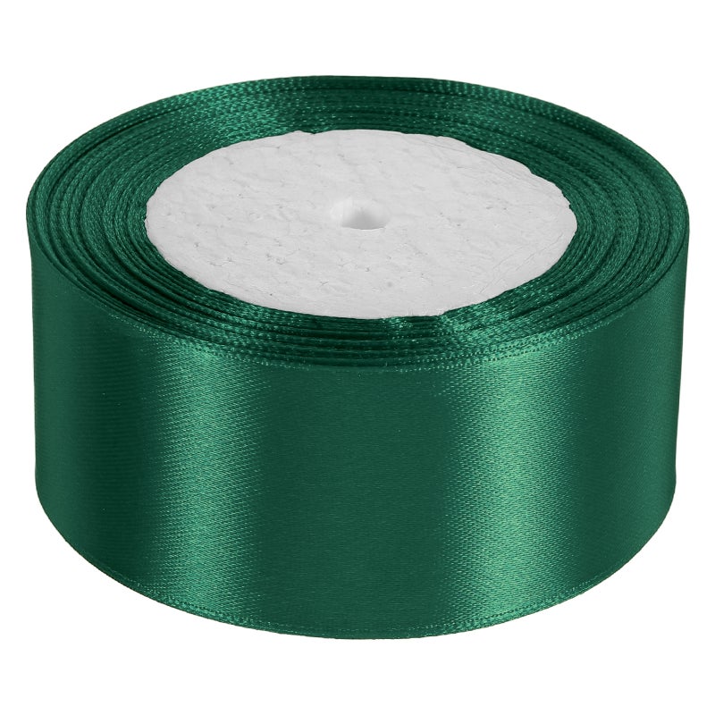 Craft Ribbon Dark Green Polyester Wide Ribbon For Diy Projects And Decorative Supplies 2250.00X4.00X0.10CM Versatile Usage 1 Roll - Image 5