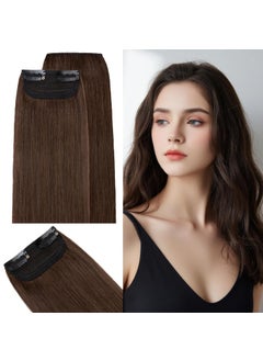 SEGO SEGO 1PCS Clip in Hair Piece 2 Clips Clip in Remy Human Hair Extensions Seamless Short Straight Invisible Hairpin for Thinning Hair Adding Hair Volume 1PCS 4681012 Inches 810121517g 