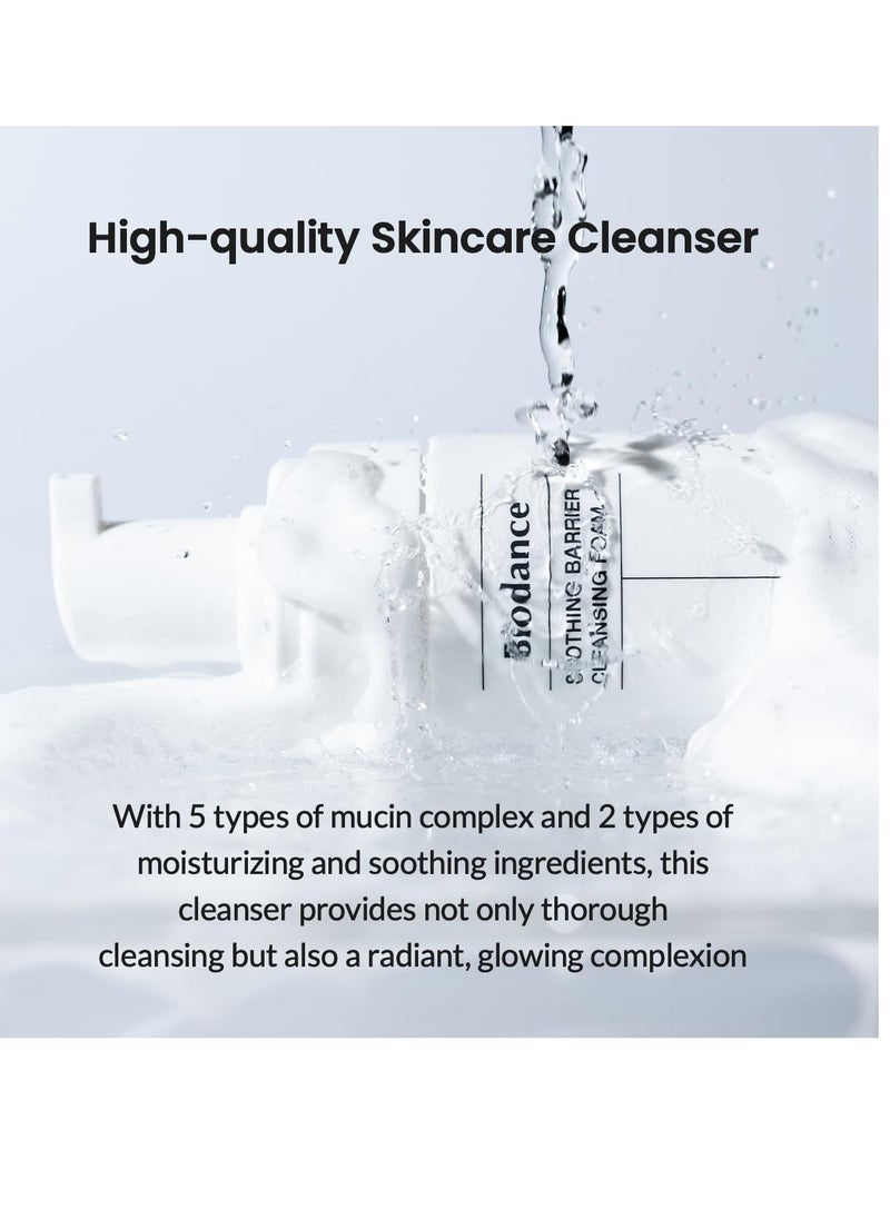 BIODANCE BIODANCE Soothing Barrier Cleansing Foam, Micro Bubble Foam, Gentle & Mild Face Cleanser | 4.06 fl.oz, 120ml  - Image 2