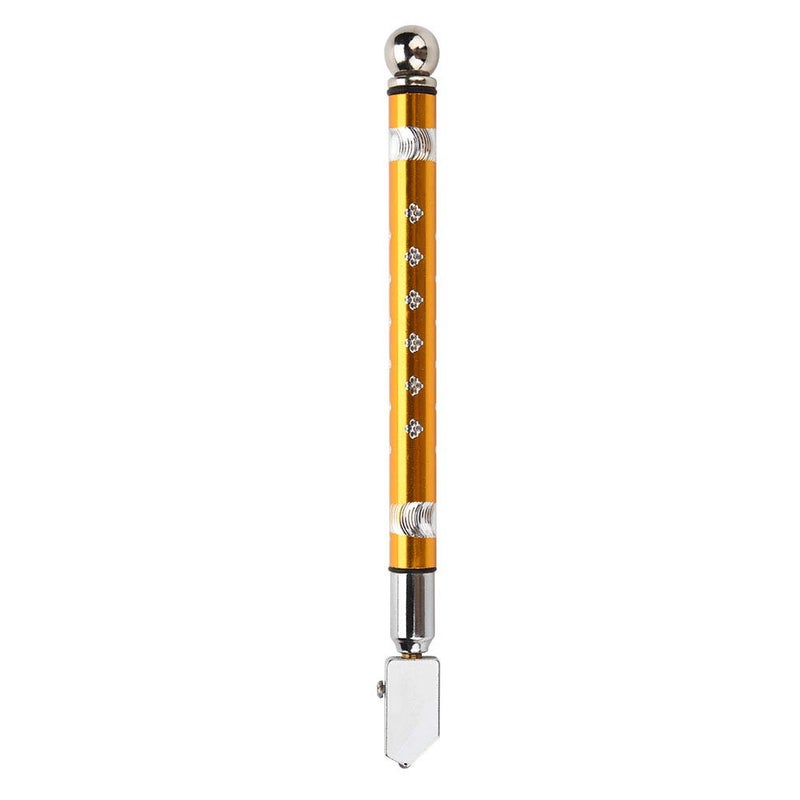 Professional Glass Cutter Handheld Tool For 3 To 15mm Glass And Minerals Gold Color - Image 2