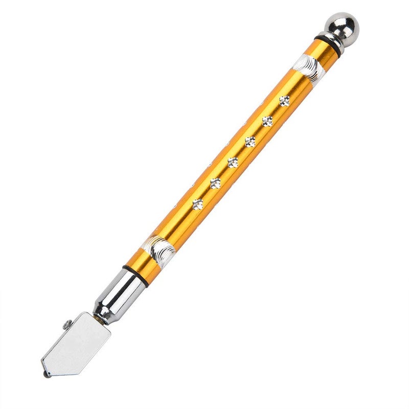 Professional Glass Cutter Handheld Tool For 3 To 15mm Glass And Minerals Gold Color - Image 5