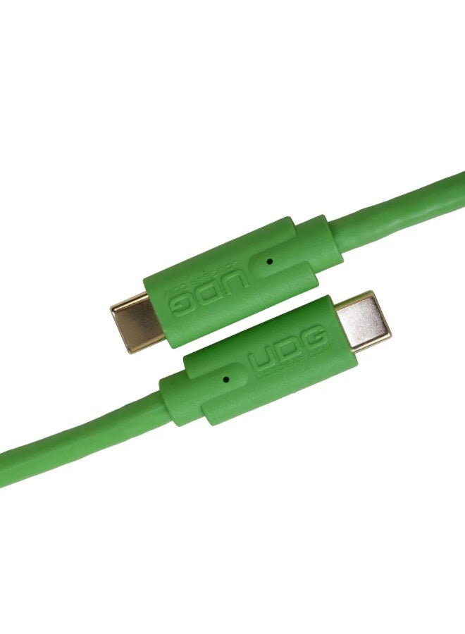 UDG Ultimate Data Cable USB 3.2 C-C, Green, Straight, 1.5 m - Image 1