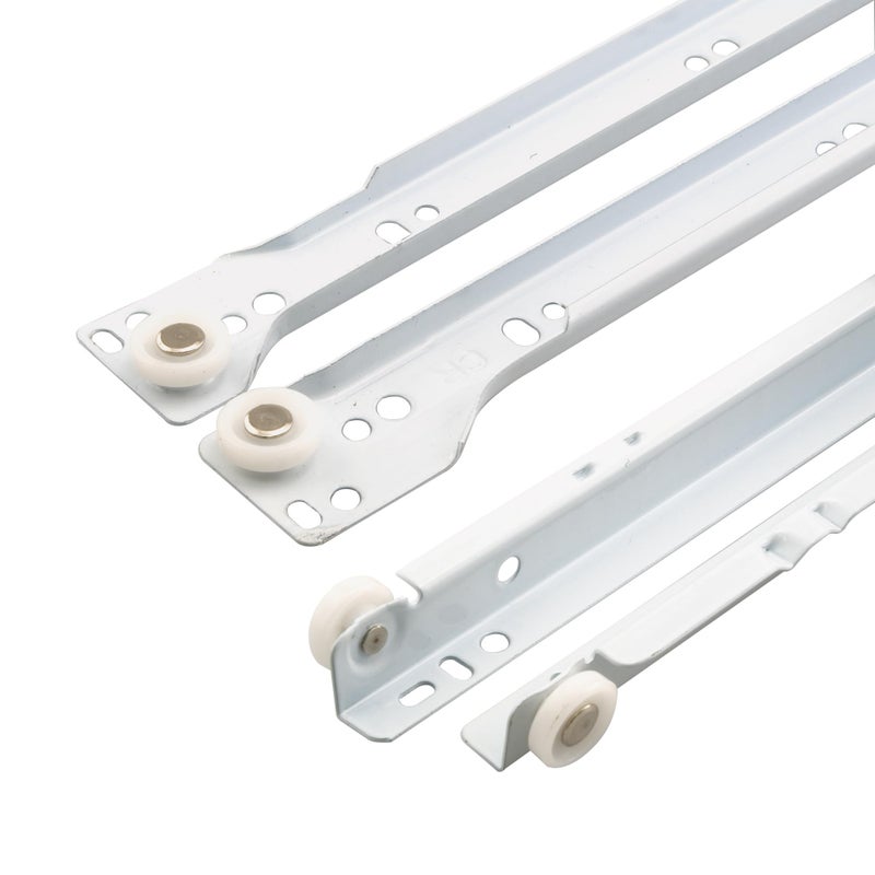Prime-Line MP7213 Bottom Mount RV and Mobile Home Drawer Slides, White (1 Set) - Image 1