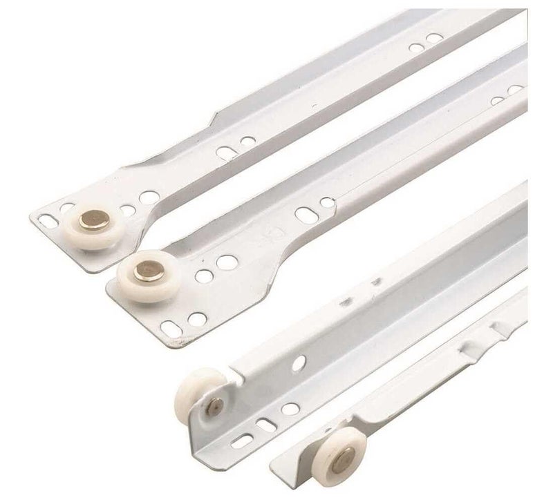 Prime-Line MP7213 Bottom Mount RV and Mobile Home Drawer Slides, White (1 Set) - Image 3