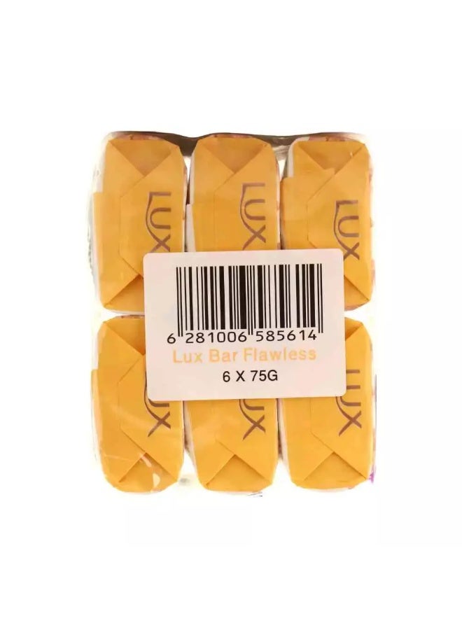 Lux Flaw-Less Skin Soap Bar with Lily and Glycerin- 6X75gms - Image 4