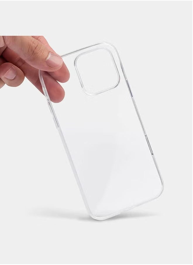 Raxoom iPhone 16 Pro Case and Screen Protector 2-Pack â€“ Clear TPU, Ultra Slim, Shockproof, Anti-Yellowing, Scratch-Resistant Case Cover - Image 4