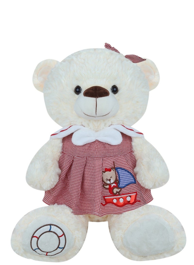 Magnolia Sailor Bear Stuffed Toy - Size 40 cm, Adventure Ship Design | Soft and huggable teddy bear for kids and adults, perfect gift for birthdays and marine lovers, durable and washable - Image 1