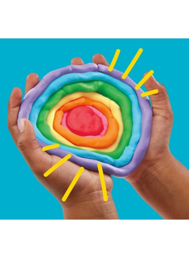 Play-Doh Modeling Compound Mega Pack, 50 Mini Cans, Multicolor, Non-Toxic Compound Set - Image 4