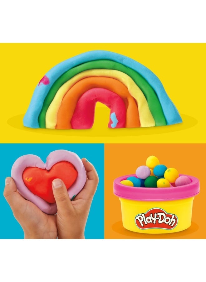 Play-Doh Modeling Compound Mega Pack, 50 Mini Cans, Multicolor, Non-Toxic Compound Set - Image 3