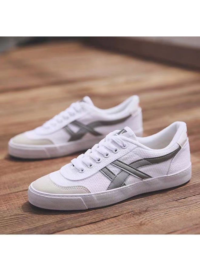 Warrior Classic Retro Canvas Sneakers - Breathable Cotton Upper & Non-Slip Sole for Unisex Daily Wear