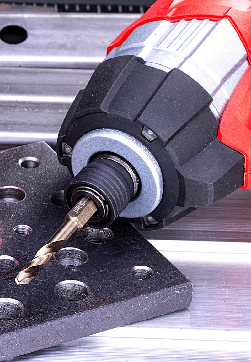 NordWolf 1/2" M35 Cobalt Stubby Drill Bit for Stainless Steel & Hard Metals, with 1/4" Hex Shank for Quick Chucks & Impact Drivers - Image 5