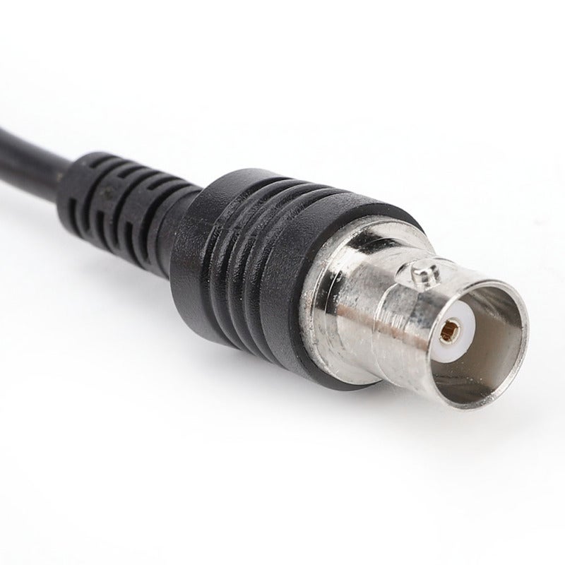 Copper Coaxial Cable 1m 50Ω Impedance Pure Copper Construction - Strong Secure BNC Connection Improved Bending Design for Oscilloscope Monitoring Equipment - Image 3