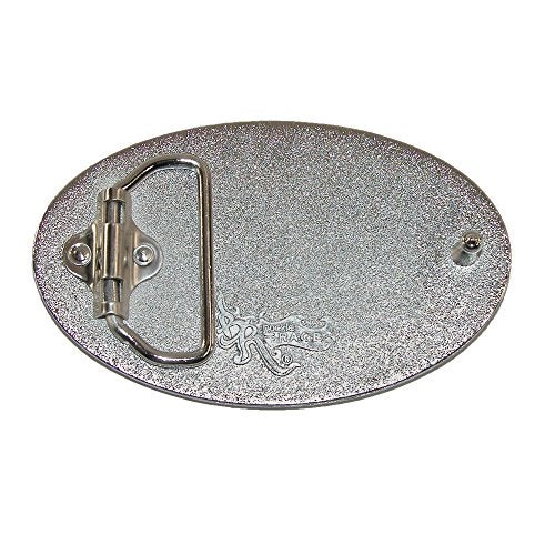 CTM Blank Oval Belt Buckle, Bronze - Image 2