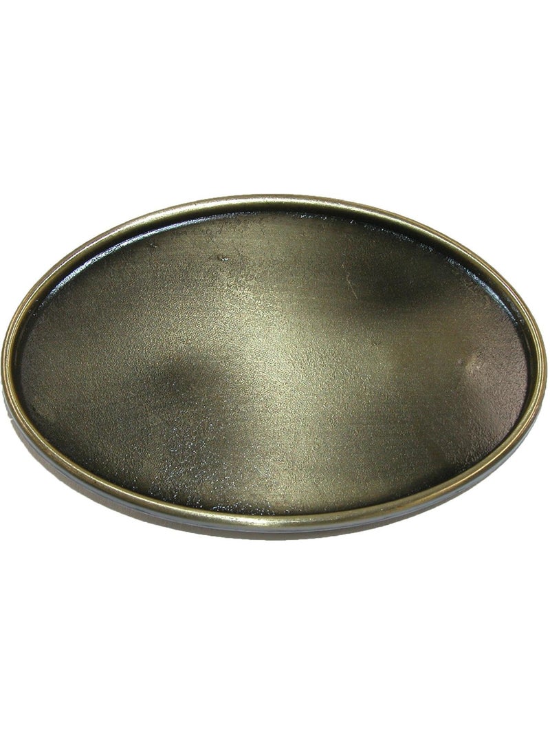 CTM Blank Oval Belt Buckle, Bronze - Image 4