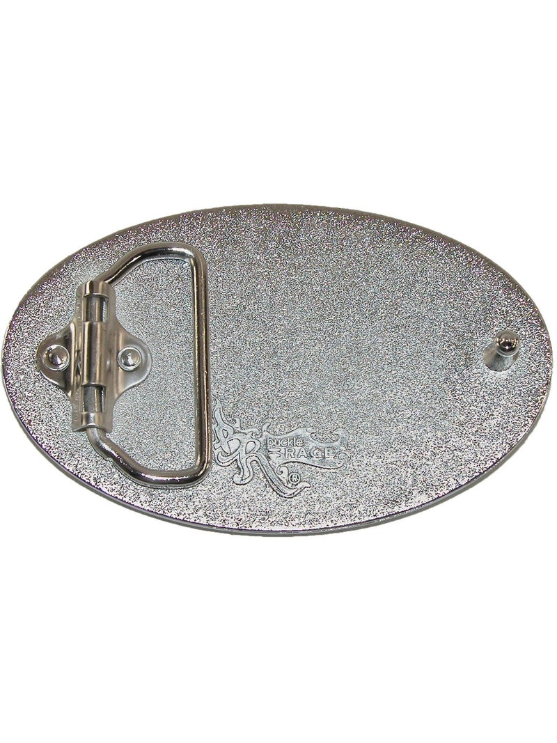 CTM Blank Oval Belt Buckle, Bronze - Image 5
