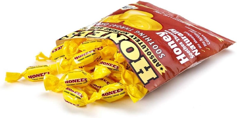 Honees Honey Filled Drops Honey Cough Drops with Real HoneyNatural Sore Throat ReliefNothing ArtificialThroat Coat Lozenges Natural Cough Suppressant NonGMO Gluten Free 12 Pack 240 drops - Image 2