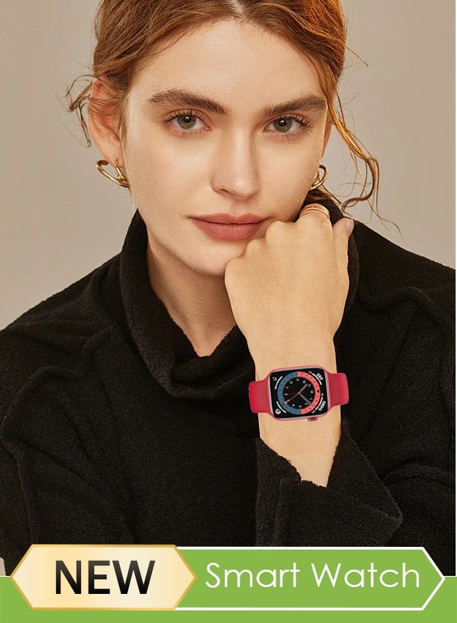 Beauenty HW22 Full Screen Series 6 Smart Watch With Space Aluminum Case,Smart Watch for Men Women Full Touch Screen Fitness Tracker with Heart Rate Blood Oxygen Sleep Monitor, Waterproof Activity Tracker for - Image 1