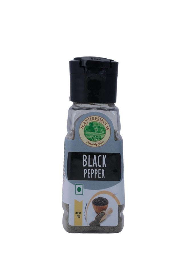 nature smith NATURESMITH BLACK PEPPER-70g || READY TO USE SPRINKLER JAR || - Image 1