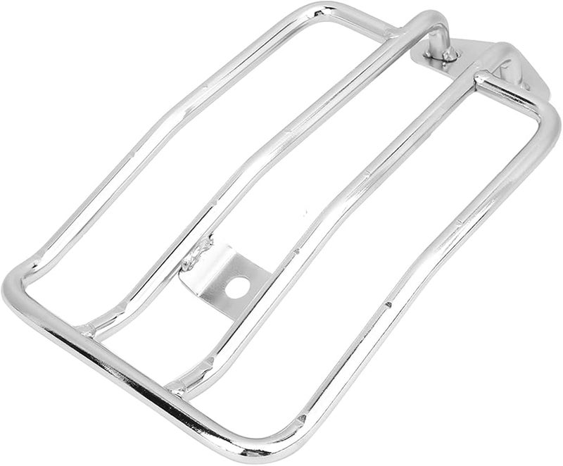 Harley Davidson XL883 1200 X48 Motorcycle Rear Luggage Rack Carrier Silver Easy Installation - Image 4
