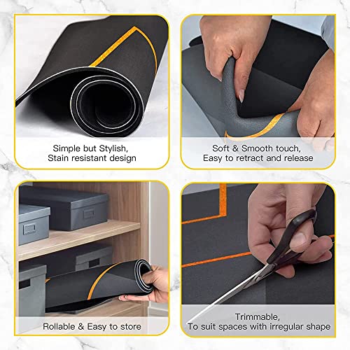 VHKD 2PCS Bathroom mats Anti Slip Water Absorbent Rectangular Mats for Bathroom Kitchen Door Mat Anti Slip Skid Bath Mat 58X38Cm (Combo 6) - Image 4