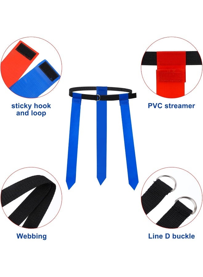 BESPORTBLE 10 Pcs Flag Football Belts Adjustable Football Belts with 30 Pcs Flags for Youth and Adults Training Equipment - Image 1