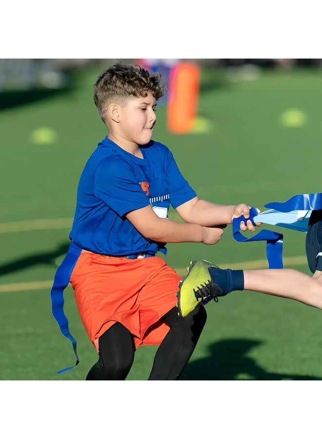 BESPORTBLE 10 Pcs Flag Football Belts Adjustable Football Belts with 30 Pcs Flags for Youth and Adults Training Equipment - Image 3