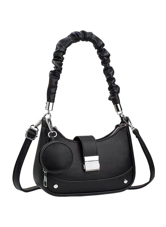 SIBY 2 In 1 Crossbody Bags with Coin Case for Women's (Black) - Image 1