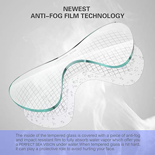 Supertrip 2024 Snorkeling Gear for Adults, Anti-Fog Snorkel Set, Tempered Glass Snorkel Mask Adult, Anti-Leak Snorkel Snorkeling Gear, Scuba Diving Mask and Snorkel for Women Men Youth - Image 2