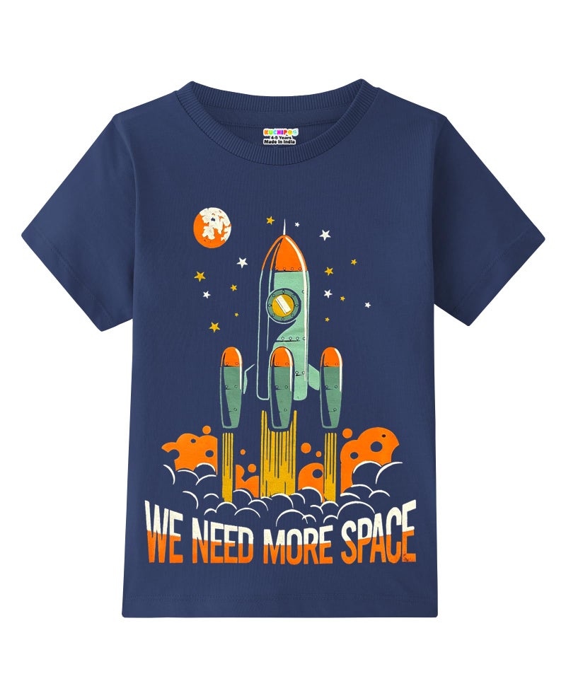 Kuchipoo Boys Regular Fit Half Sleeves Cotton T-Shirts (KUC-TSHRT-474, 3-4 Years, Multi-Colored) - Image 4