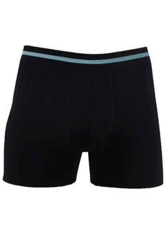 DICE Pack of 3 Plain Cotton Boxer Underwear for Men  - Image 3