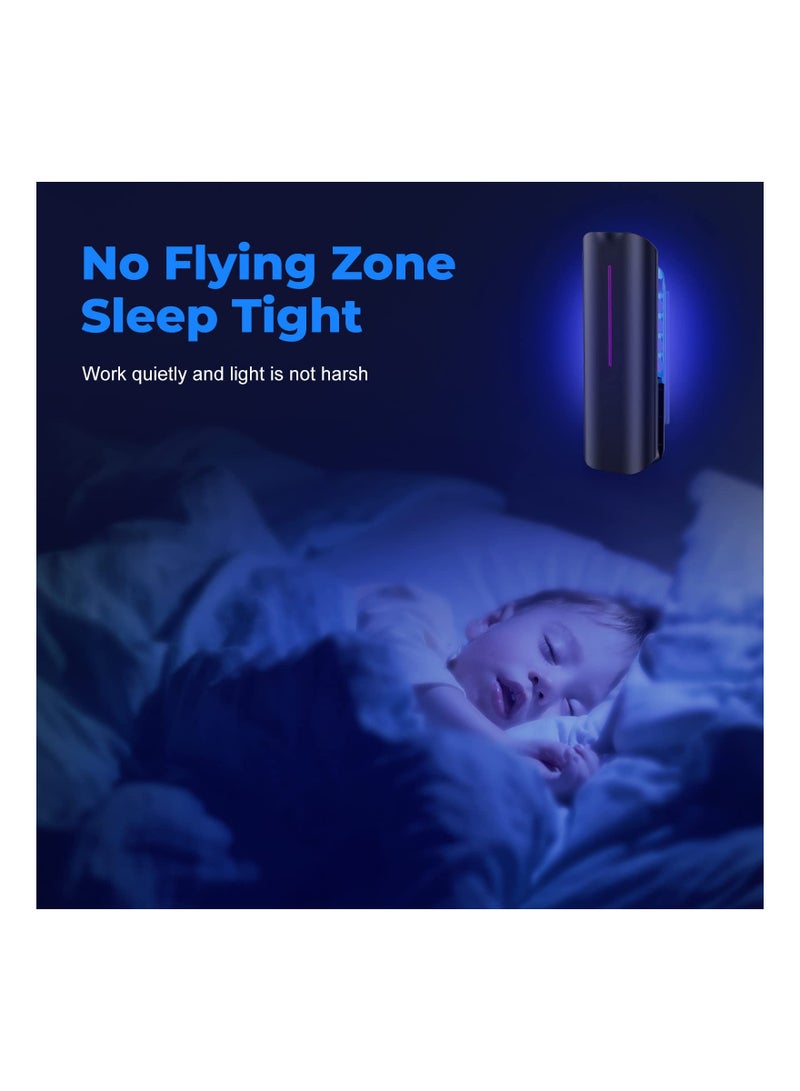 SYOSI قاتل البعوض، مبيد الحشرات بالأشعة فوق البنفسجية للاستخدام الداخلي، مصيدة قاتل البعوض الكهربائية، مبيد الحشرات الكهربائي، قاتل البعوض الكهربائي، قاتل حشرات قوي، مصيدة الحشرات الطائرة، للاستخدام داخل المكتب أو المنزل - Image 3